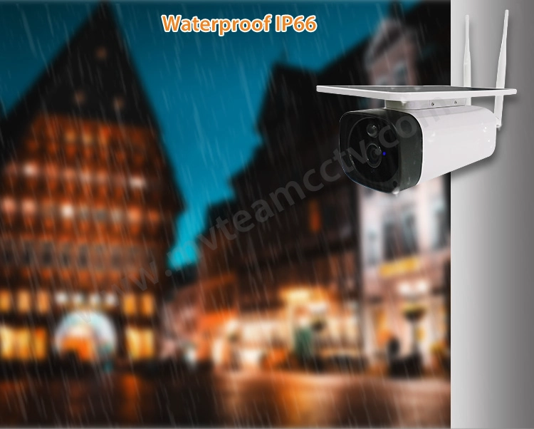2020 Wireless Waterproof Outdoor 4G WiFi Solar Camera 1080P PIR Two-way Audio Solar Panel Powered Battery Security Camera 