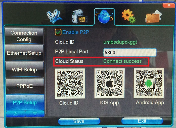 How to check whether the DVR/NVR is connected to Internet?