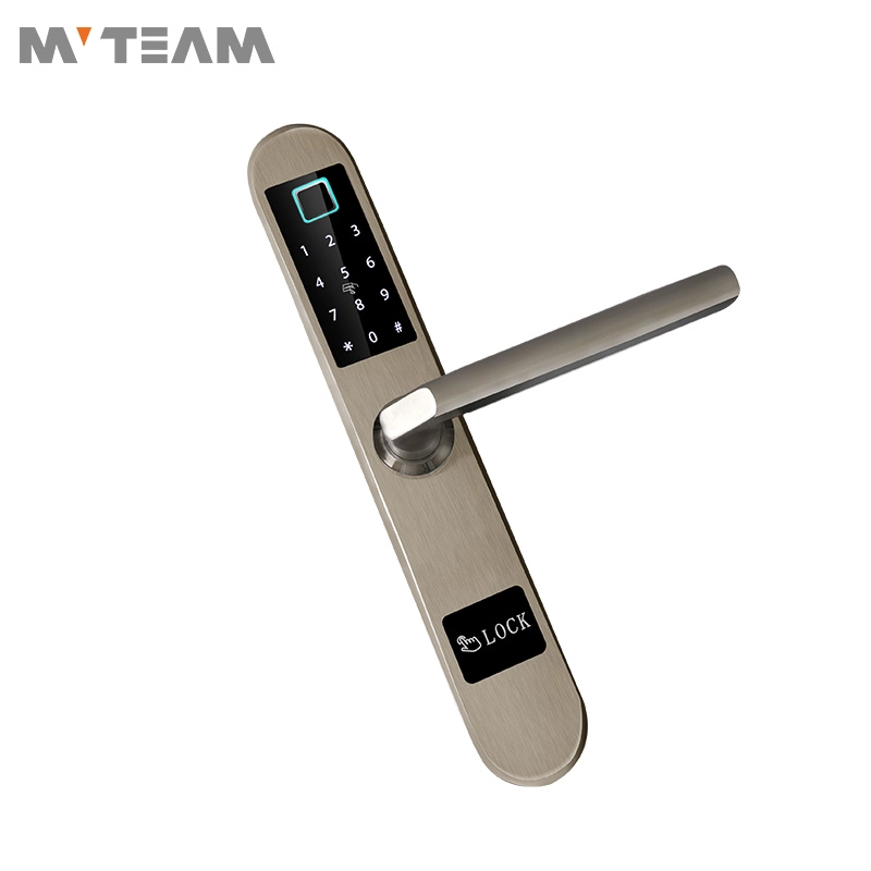 Home Hotel Intelligence Biometric Fingerprint Smart Door Lock System Wholesale Price Use Finger/Card/Code/Key To Open The Door
