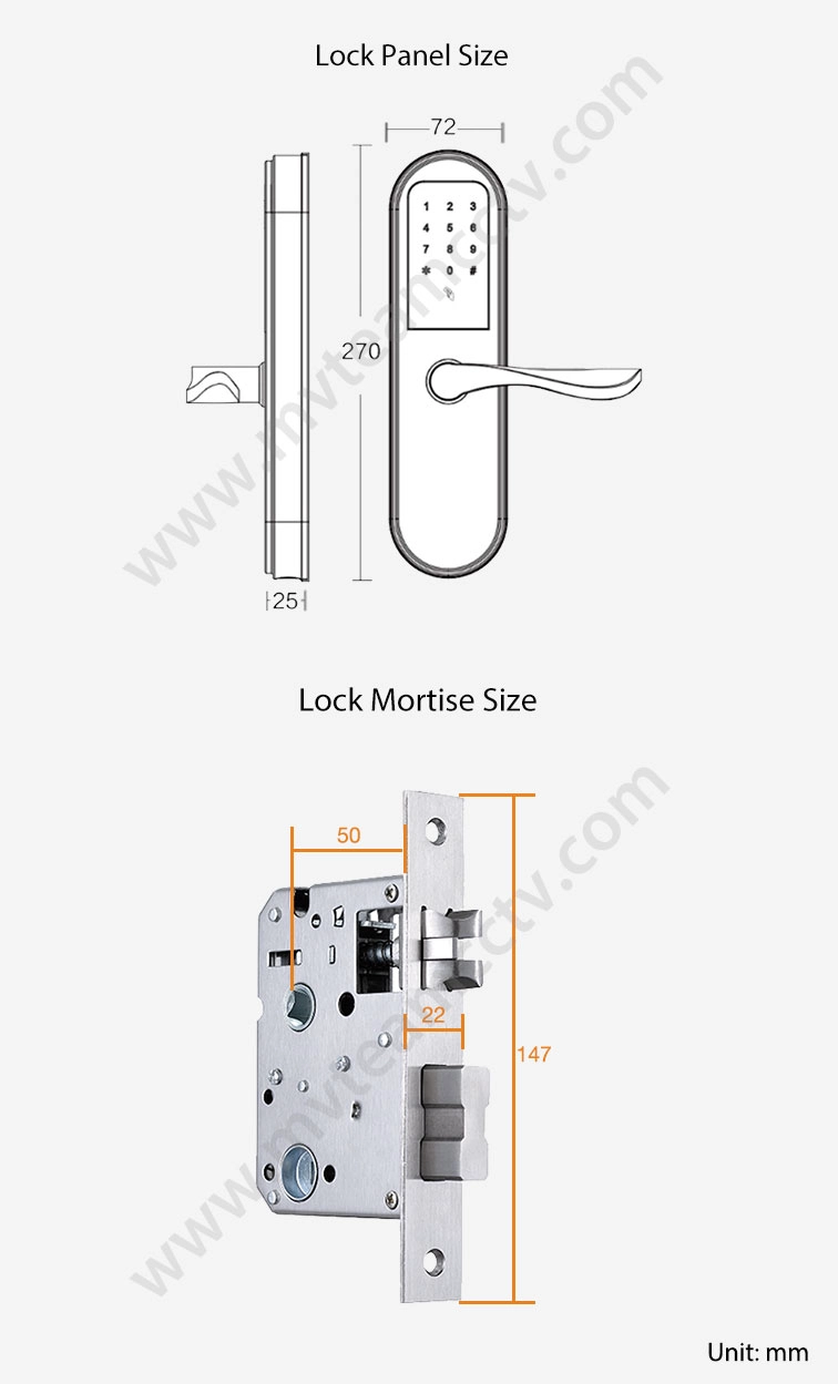 Wholesale Price Biometric Door Lock Keyless Security Smart Fingerprint Lock For Home, Office, Hotel, House