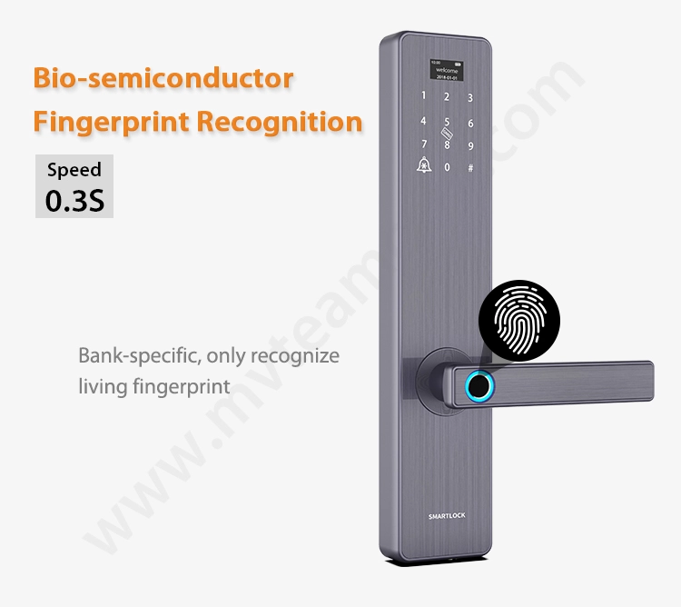 Door Safety Lock Best Tech Smart Fingerprint House Entrance Door Locks with Beep Alarm