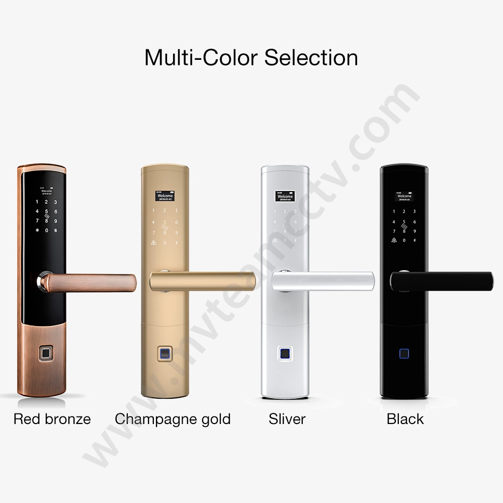 Electronic Keyless Door Lock Touch Screen Keypad Fingerprint Door Access for House Home Office Security