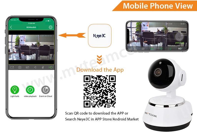 WiFi Pet Camera Indoor Dog Monitor Human Tracking Home Security Camera