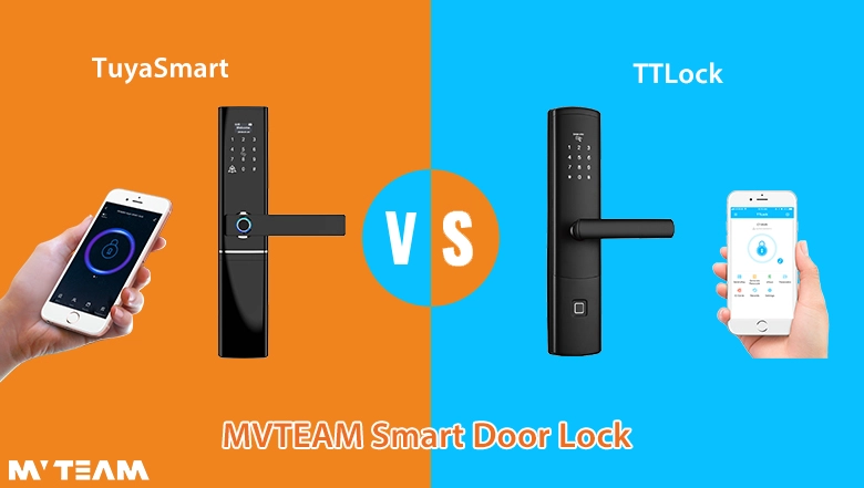 MVTEAM TuyaスマートドアロックVS TTLockスマートドアロック