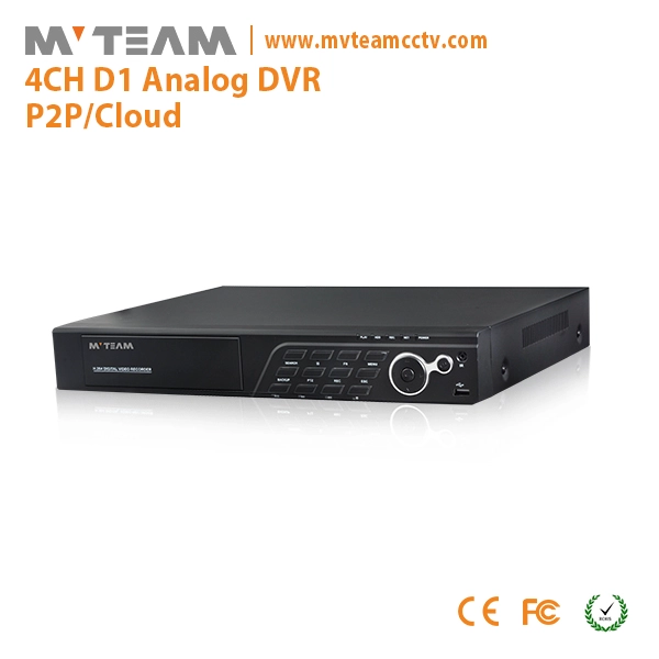 4CH D1 P2P DVRのサポート2PCS SATA HDD