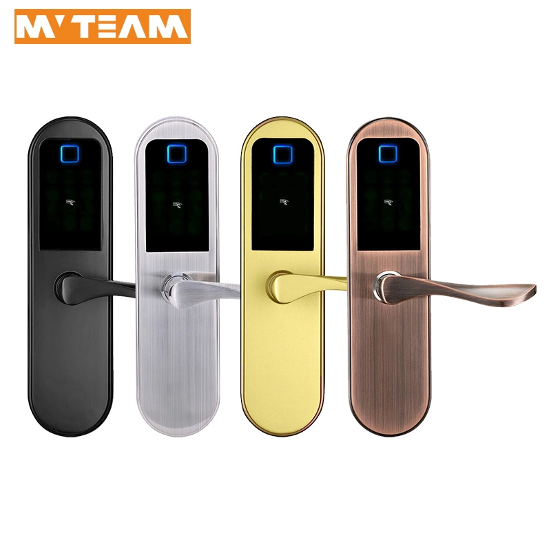 Cerradura electrónica de la manija del dormitorio sin llave electrónica Cerraduras digitales inteligentes bio de la puerta para las puertas compuestas de madera, de metal,