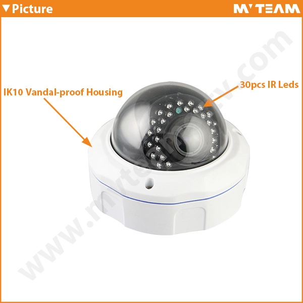 IK10 Vandalproof 1080P Sabit Lensli IP Kamera CE, ROHS, FCC (MVT-M2680)