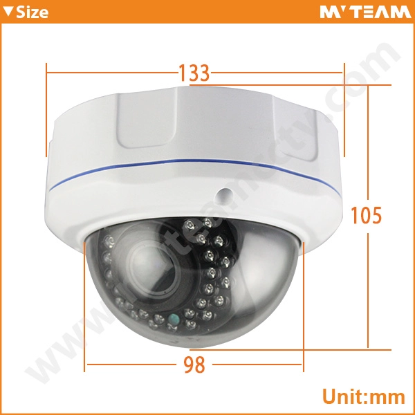 IK10 Vandalproof 1080P Sabit Lensli IP Kamera CE, ROHS, FCC (MVT-M2680)