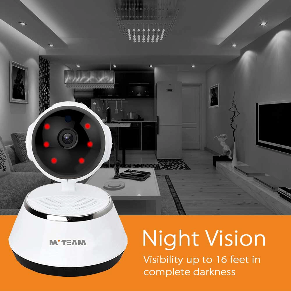 Plug and Play Intercomunicador bidireccional P / T 1080P 2MP Wifi Smart Cloud IP Camera