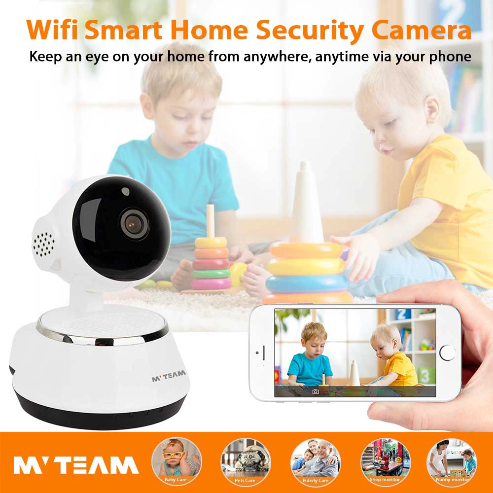 Plug and Play Intercomunicador bidireccional P / T 1080P 2MP Wifi Smart Cloud IP Camera