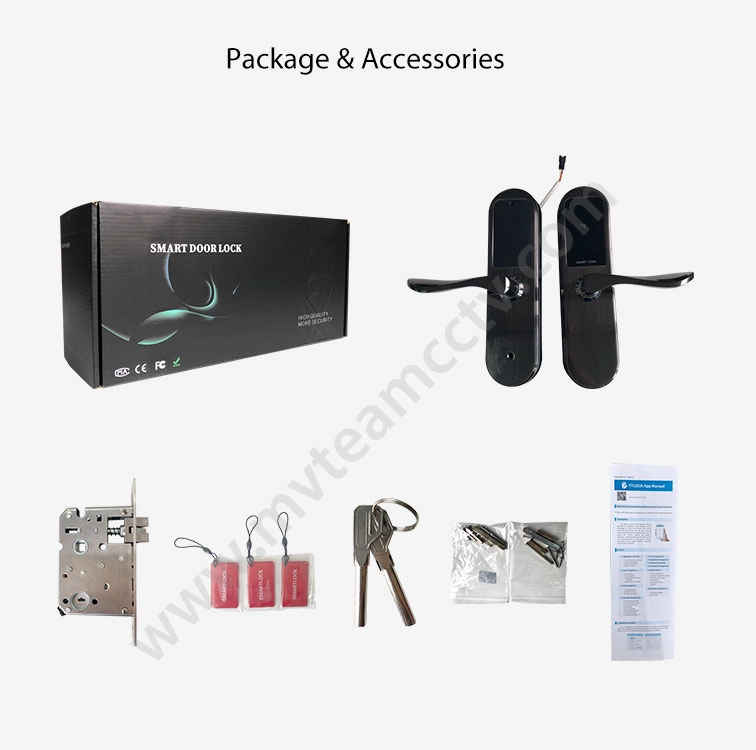 Inteligentny system zamykania drzwi Keyless Digit NFC WiFi APP Zamek do drzwi Bluetooth dla hotelu Home Apart