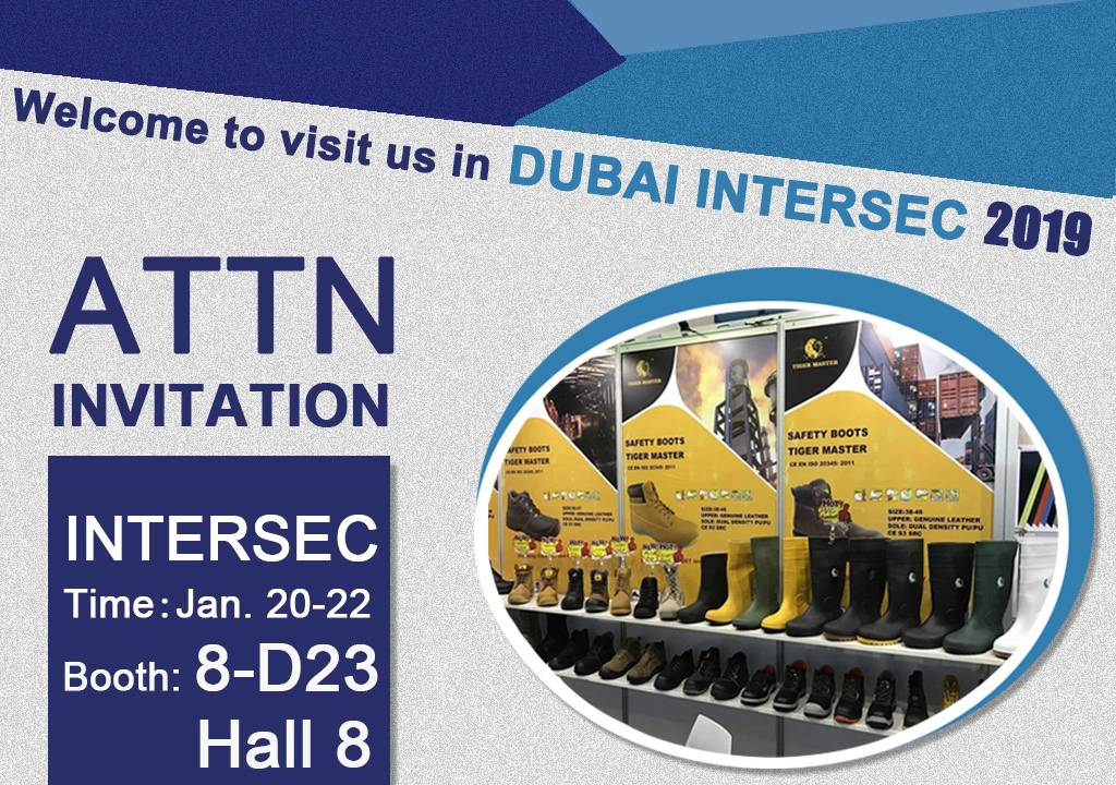 porcelana ¡2019 invitación de Dubai Intersec! fabricante