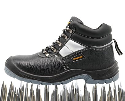 Cina Scarpe di sicurezza resistenti alla foratura, impianti in acciaio VS. Tessuti in tessuto. produttore