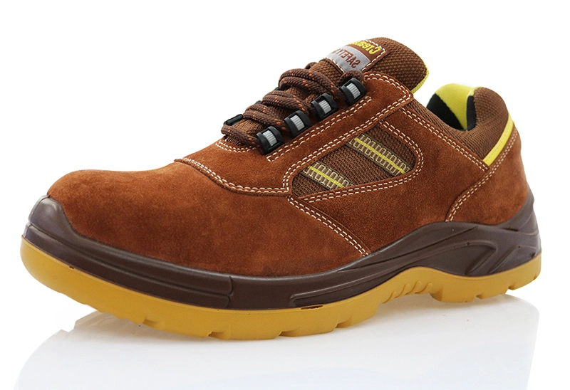 China 0145-1 low ankle steel toe suede leather work shoes manufacturer 0145-1 low ankle steel toe suede leather work shoes