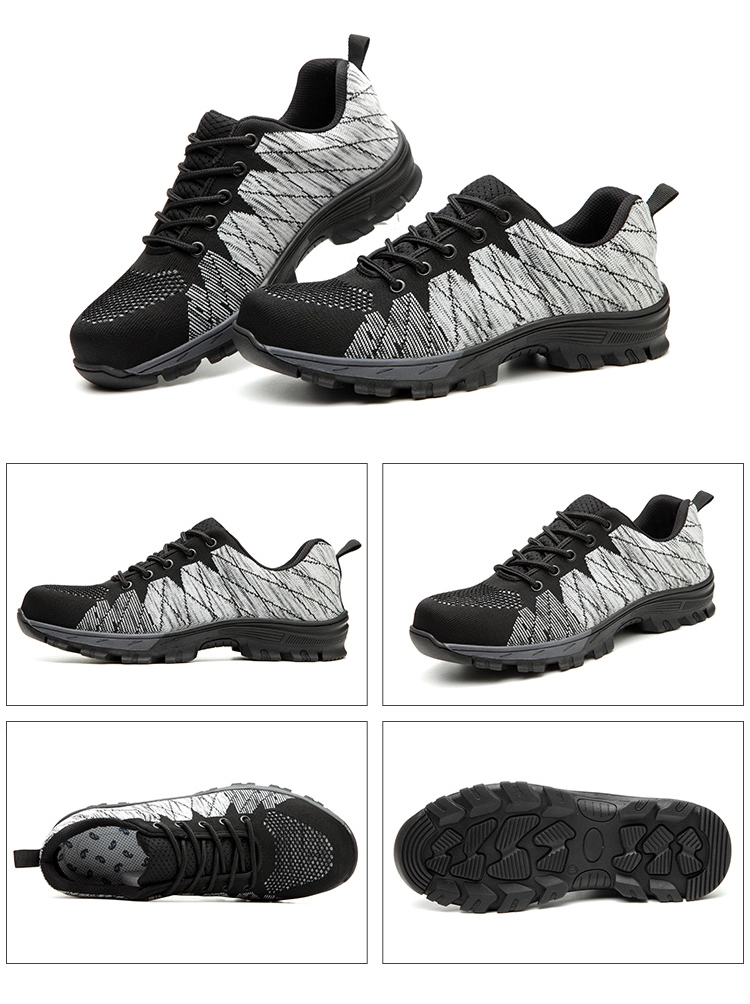 China 536 Anti slip oil acid resistant fashion sport type safety work shoes steel toe manufacturer