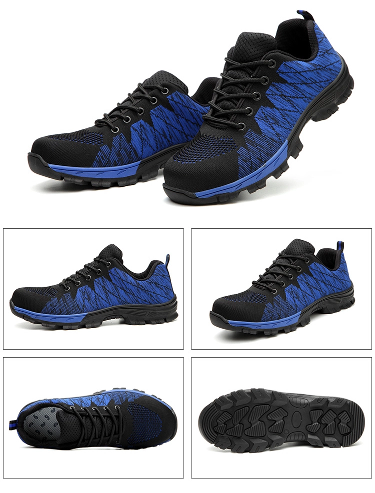 China 536 Anti slip oil acid resistant fashion sport type safety work shoes steel toe manufacturer