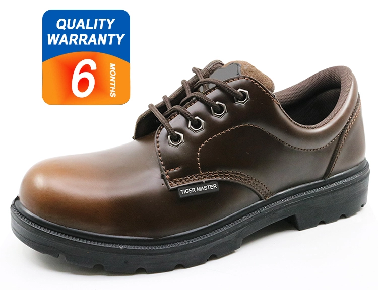 China 6004 Split smooth leather steel toe cap executive safety shoes manufacturer 6004 Split smooth leather steel toe cap executive safety shoes