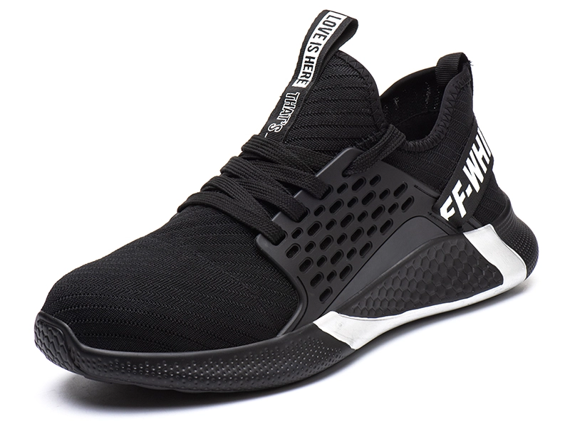 China 803 Black Light Weight Stahl-Zeh-Punktionssicherer Männer Atmungsaktive Turnschuhe Sicherheitsschuhe Hersteller 803 Black Light Weight Stahl-Zeh-Punktionssicherer Männer Atmungsaktive Turnschuhe Sicherheitsschuhe