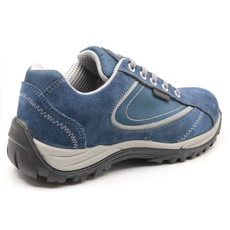China BTA019 PU injection suede leather composite toe sport type work shoes manufacturer