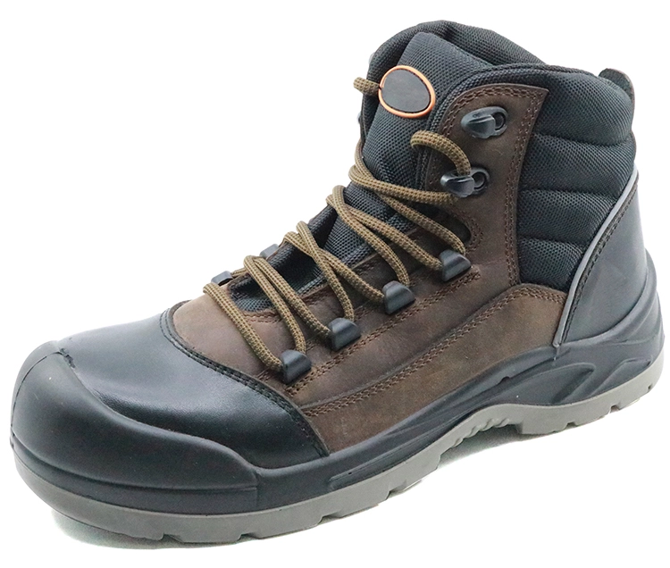 China N0141H slip resistant leather steel toe industrial safety boot manufacturer N0141H slip resistant leather steel toe industrial safety boot