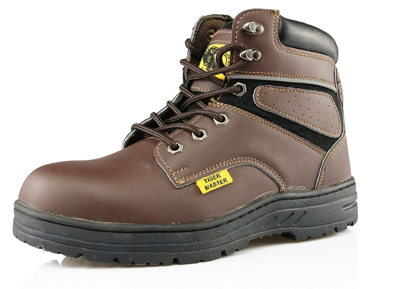 China SD101 High Knöchel Steel Toe Leather Safety Stiefel Hersteller SD101 High Knöchel Steel Toe Leather Safety Stiefel