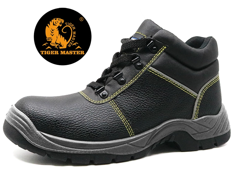 Cina SD5050 Scarpe antinfortunistiche industriali in acciaio nero resistente all'olio per lavoro produttore SD5050 Scarpe antinfortunistiche industriali in acciaio nero resistente all'olio per lavoro
