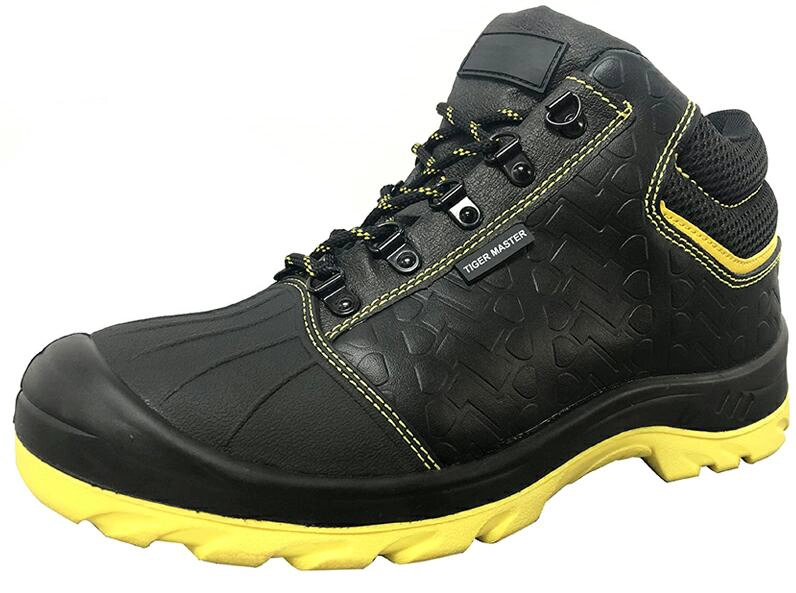 China SJ0220Y CE-goedgekeurde antislip lederen stalen neus lekvrije industriële veiligheidsschoenen fabrikant SJ0220Y CE-goedgekeurde antislip lederen stalen neus lekvrije industriële veiligheidsschoenen