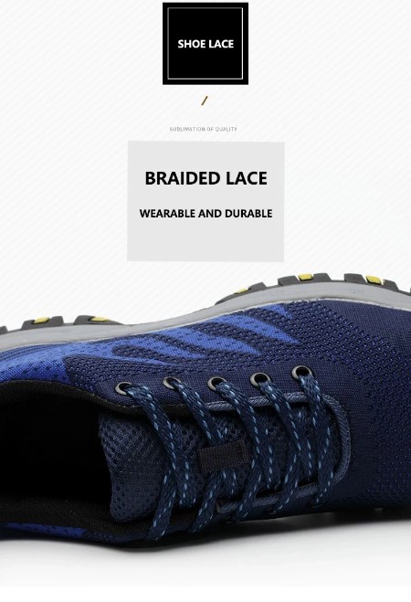 China SP009 fashionable breathable light weight woman men sport type safety shoes manufacturer