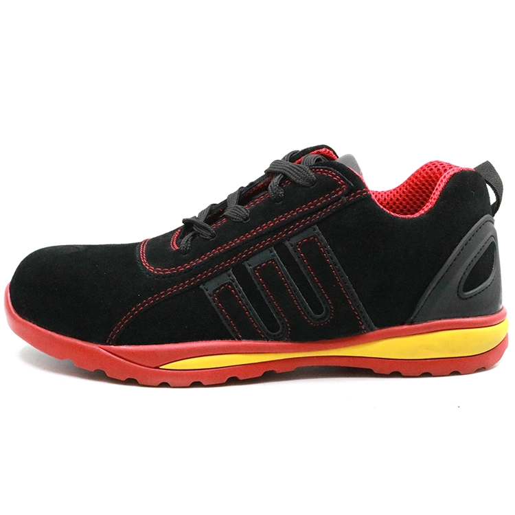 China SRS006 abrasion resistant steel toe sport type ladies safety shoes manufacturer