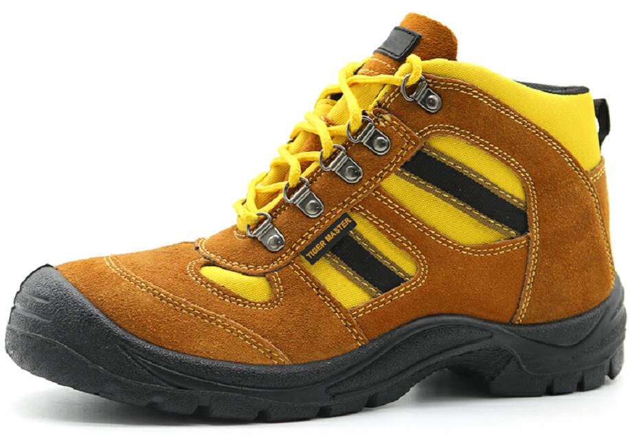 China TM3015 Brauner Wildleder-Rutsch-Anti-Slip-komfortable Antireistenschlag-Günstige Sicherheitsschuhe Sport Hersteller TM3015 Brauner Wildleder-Rutsch-Anti-Slip-komfortable Antireistenschlag-Günstige Sicherheitsschuhe Sport