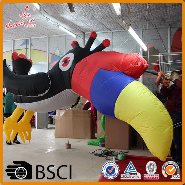 2017 new design inflatable Hornbill kites show kite from the kite factory