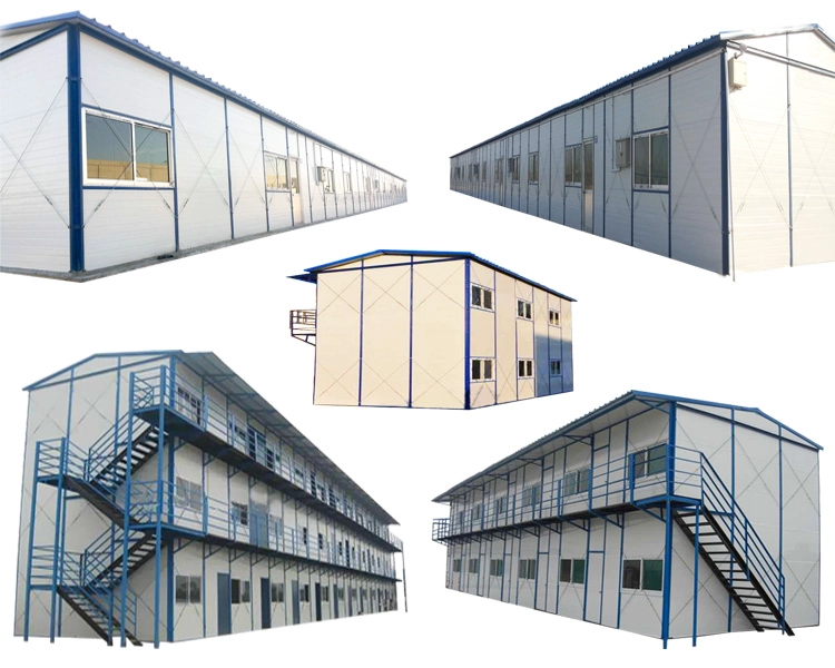 Construcción y aplicación de la casa prefabricada de marco de acero