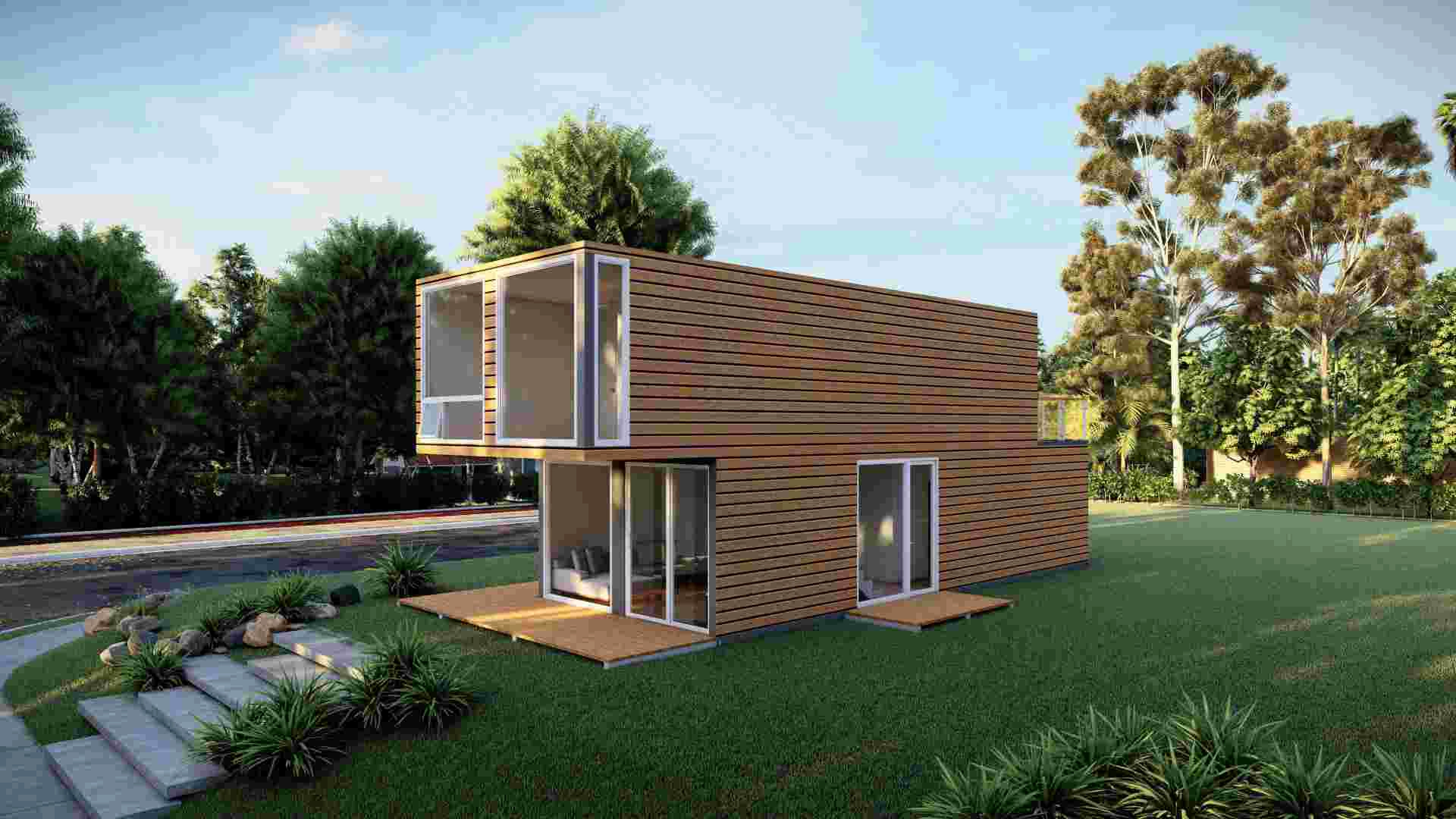 Casas contenedor combinadas 2X05