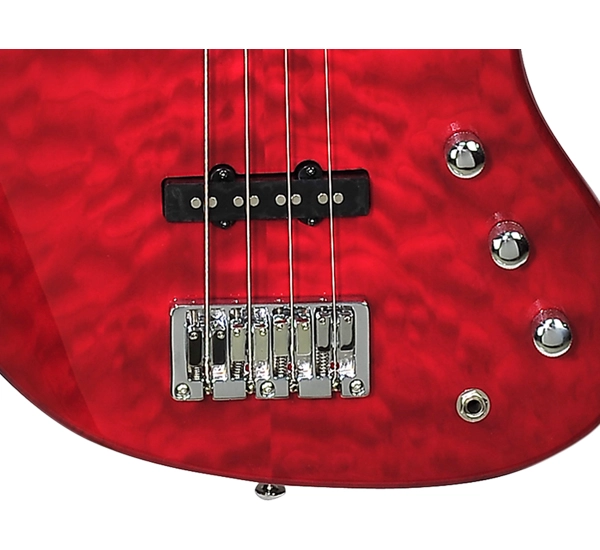 Guitarra elétrica acústica de 4 cordas