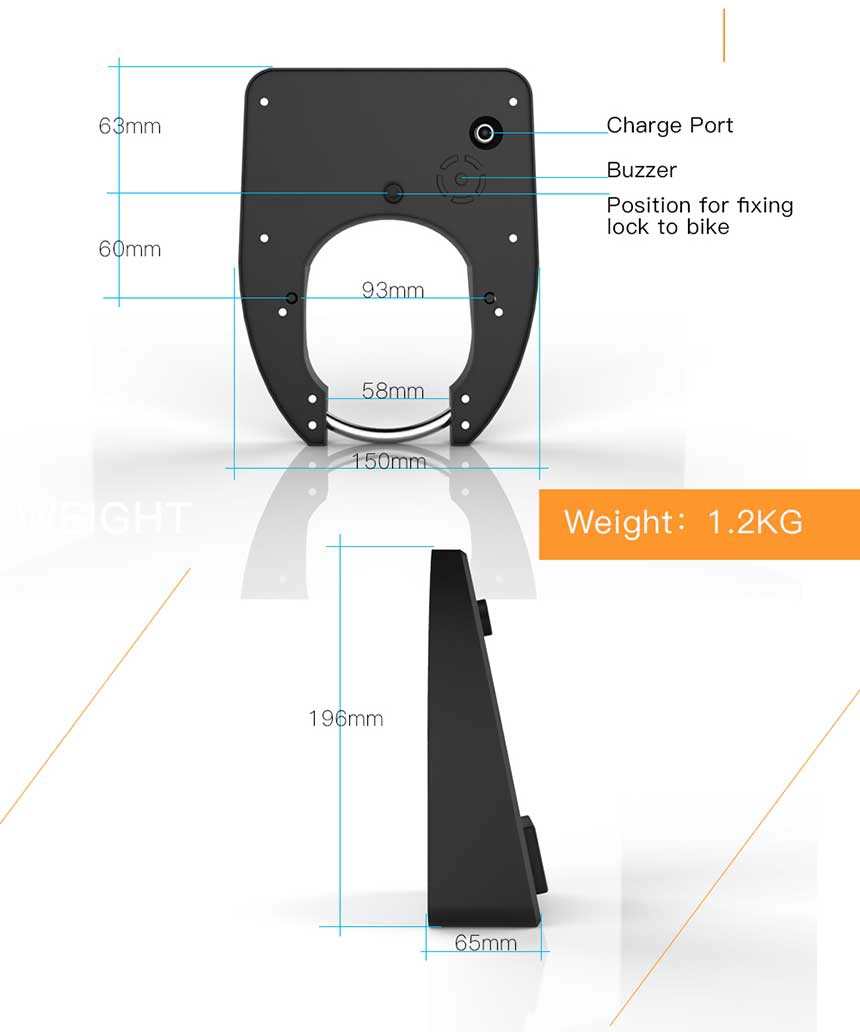 bicycle alarm lock