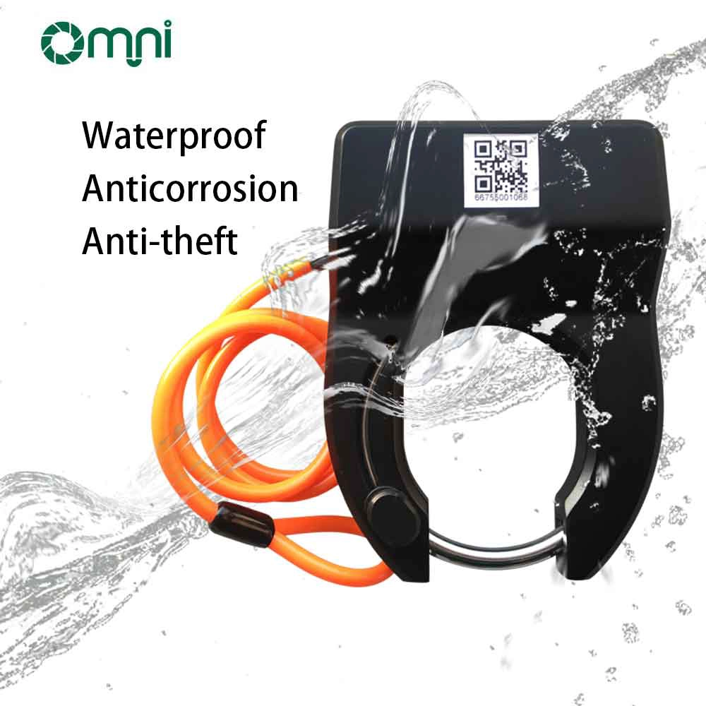 Smart Lock Intelligent QR Code Allarme GPS per bicicletta Lucchetto per bici con app di controllo GPRS