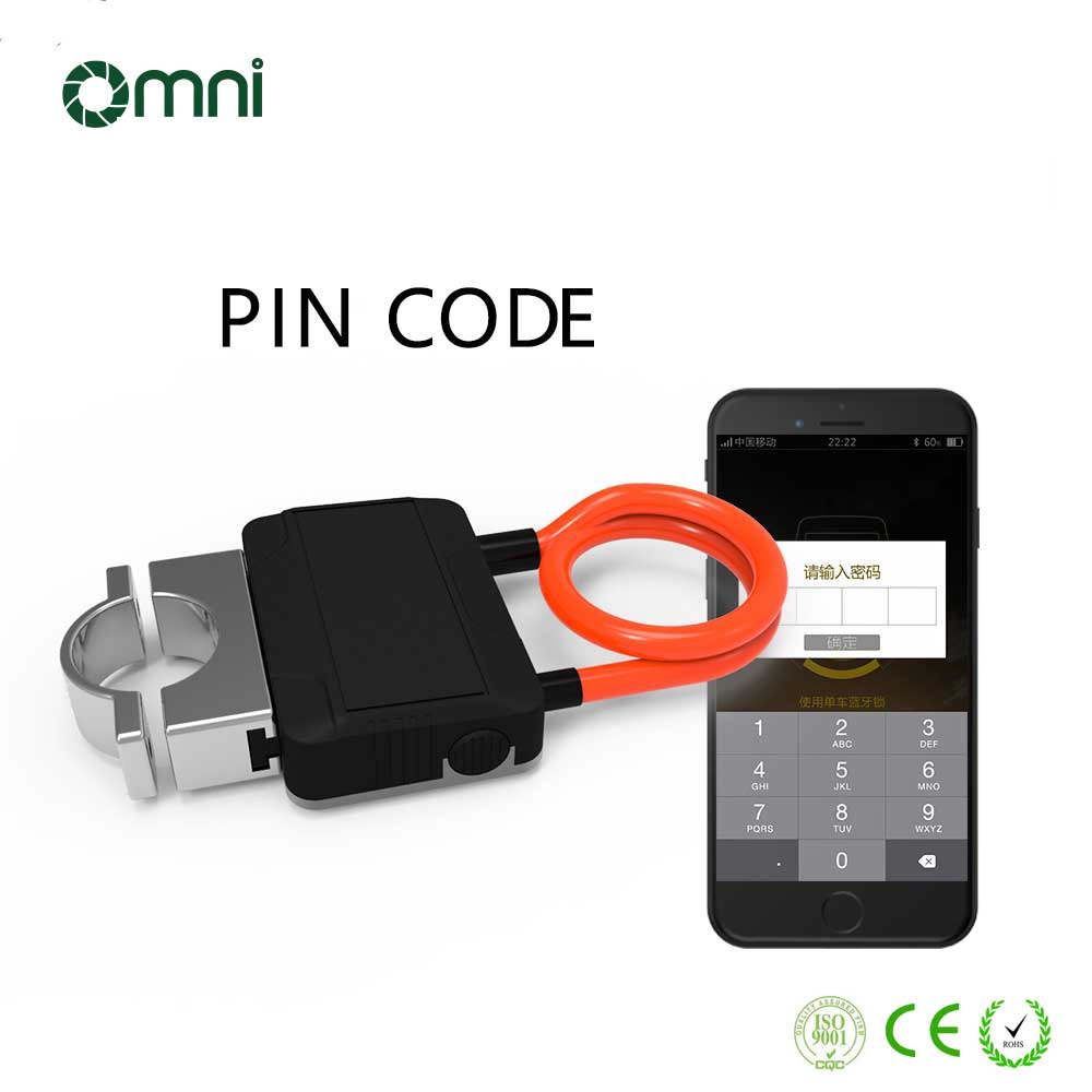 Bluetooth Enabled Smart Bike Lock Digit Combination Chain Lock
