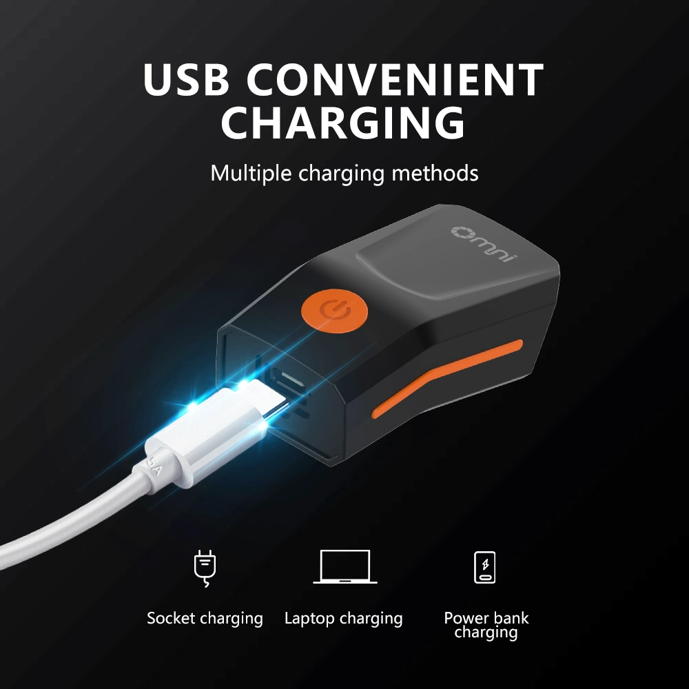 Bright Smart USB Oplaadbare High Brightness Koplamp Fiets Hoogtepunt 300 Lumen Front Light