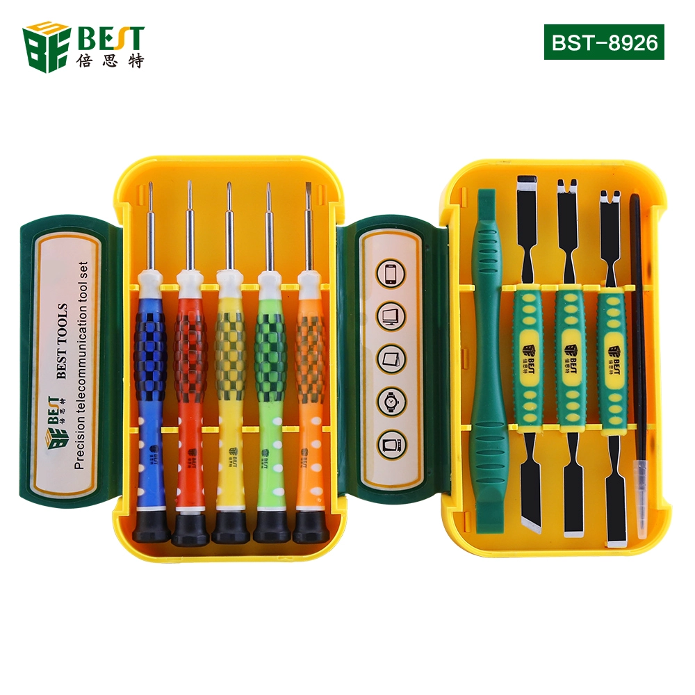 10pcs Jeu de tournevis Téléphone Mobile Laptop Repair Tool Kit MEILLEUR 8926