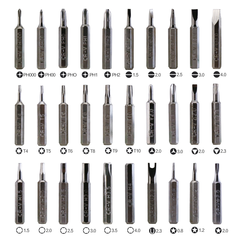 BST-116 43 in 1 manual open cookware tool set screwdriver mobile phone repair tool kit with case
