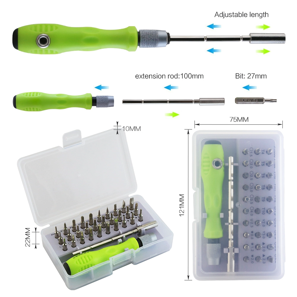 BST-116 43 in 1 manual open cookware tool set screwdriver mobile phone repair tool kit with case