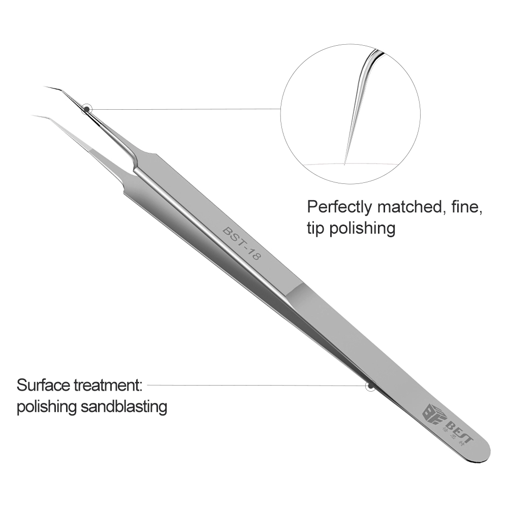 BST-18 Newest High Quality CE Eyebrow Plucker Good Electric Eyebrow Personalized Cheap Tweezers Eyelash Extension Jump Tweezer