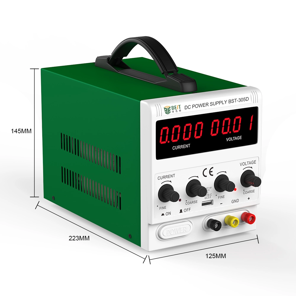 BEST 305D Новый 30V 5A AC DC Регулируемое питание светодиодного питания с USB-портами Инструменты для ремонта мобильных телефонов