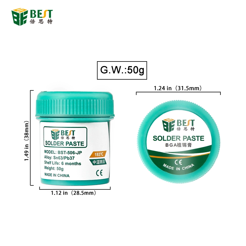 BEST 506 50g bleifreie Zinnpaste Bleilöthilfsmittel Lötpaste Lötflussmittel