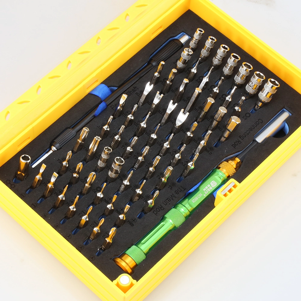 BST-8928 63 stücke Magnetische Elektronische Reparatur Werkzeuge Kit set für handy Computer Laptop Uhr Kamera Präzision Schraubendreher Set