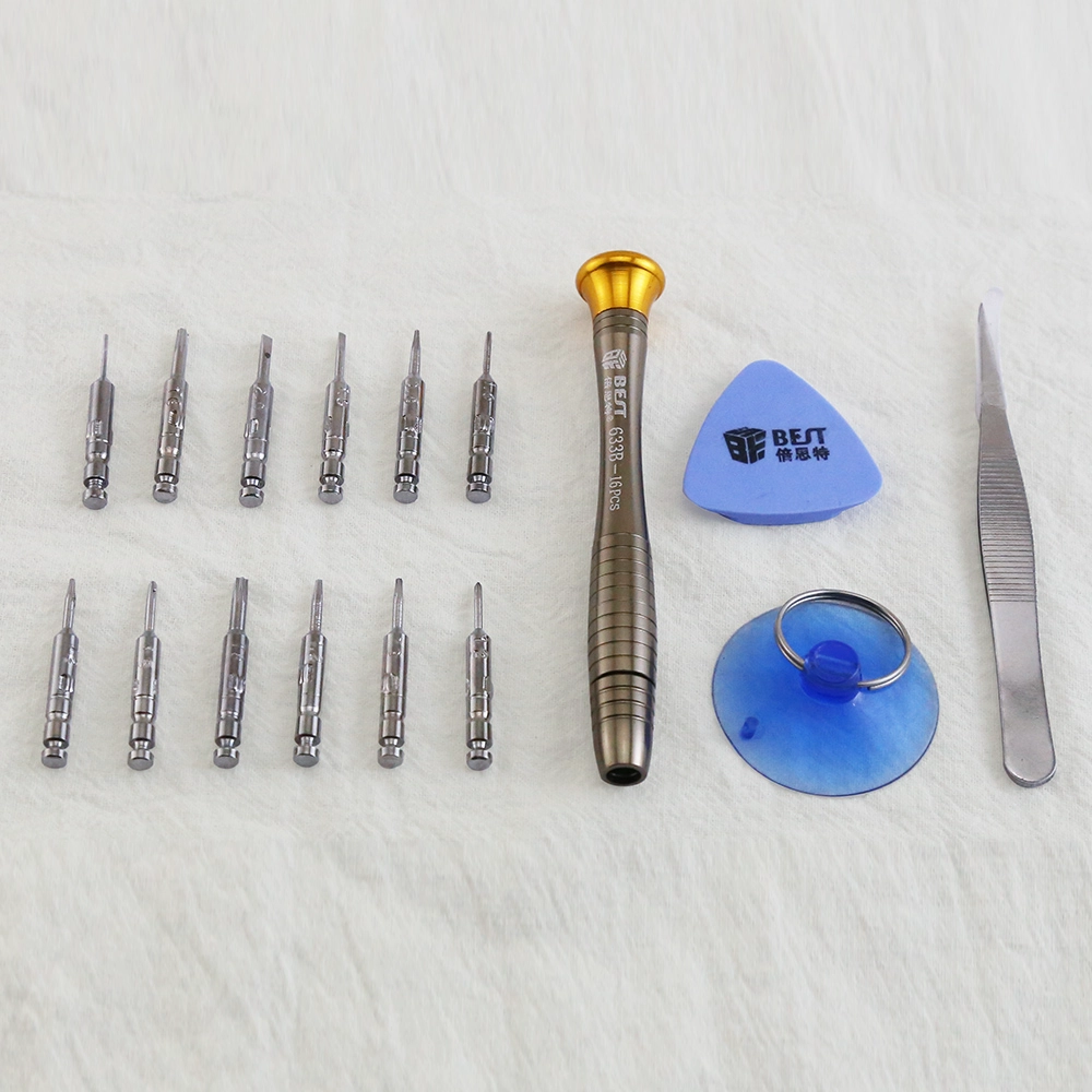 BEST-663 Todo en Uno cromo vanadio Juego de destornilladores para el teléfono móvil Macbook Reparing Laptop