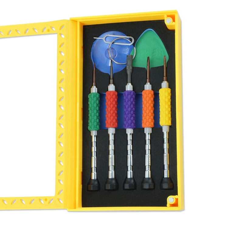 BEST-669S 12 en 1 tournevis magnétique de précision Set Pry Spudger outils Kit pour ordinateurs portables réparation de téléphone portable