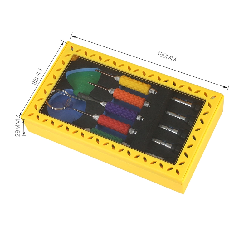 BEST-669S 12 en 1 tournevis magnétique de précision Set Pry Spudger outils Kit pour ordinateurs portables réparation de téléphone portable