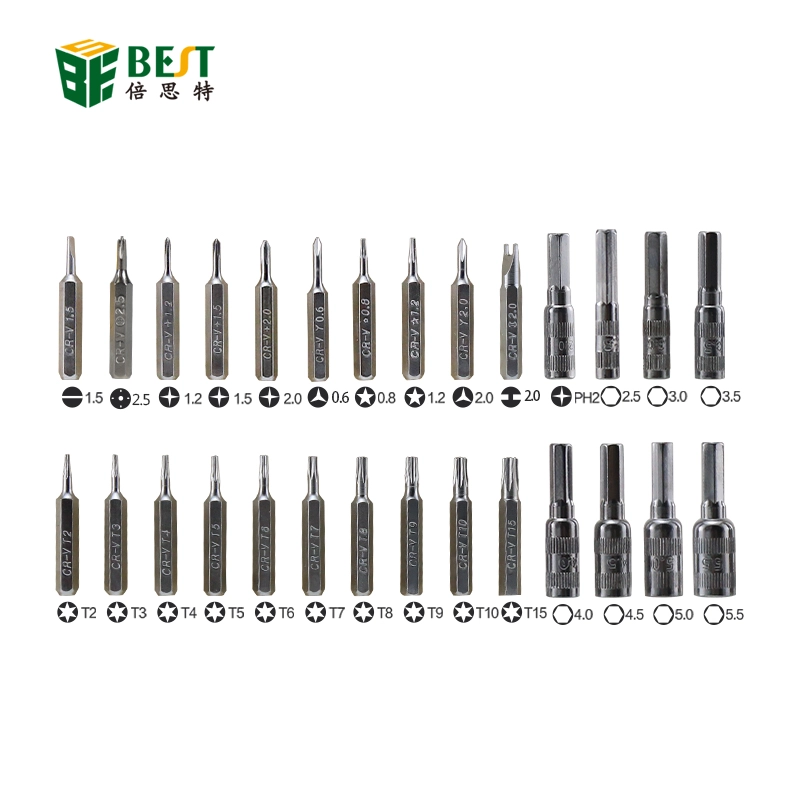 BEST-8921 38pcs通用维修工具套件手机维修工具