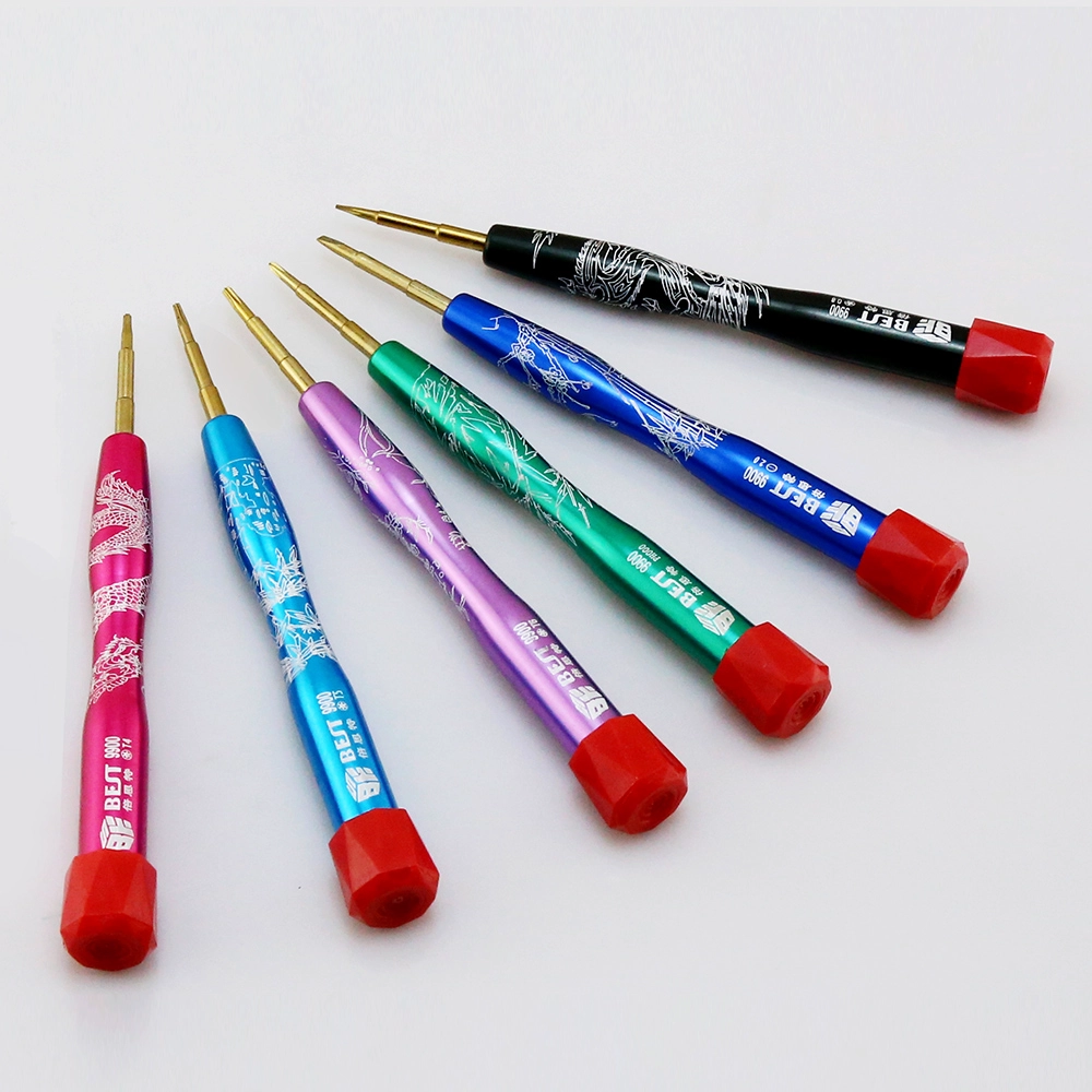 BEST-9900S 6pcs precision screwdriver set with aluminium alloy handle good quality